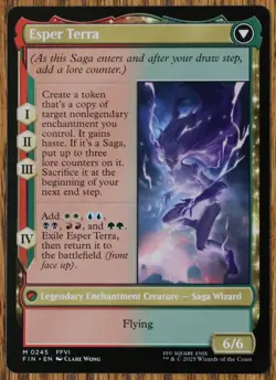 MTG Terra Magical Adept Magic The Gathering Final Fantasy NM/Mint - Image 2