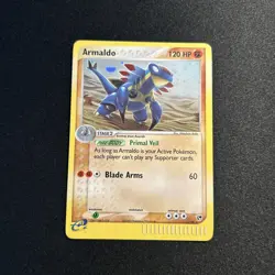 🔥 Armaldo Near Mint Holo Rare 1/100 Sandstorm E-Reader Pokemon EX TCG 🔥 - Image 1