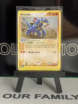 2003 Pokemon Ex Sandstorm Armaldo 1/100 Holo Rare MP - Image 2