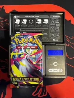 22.66g HEAVY - Pokemon TCG Mega Evolution Booster Pack Sealed / Semi GoDU - Image 1