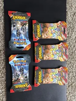 Pokemon TCG: Scarlet and Violet Surging Sparks Sleeved Booster Pack - Image 1