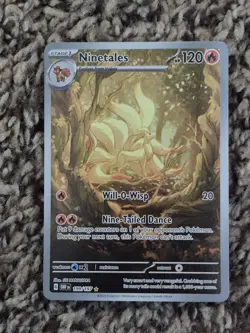 Ninetales 199/197 S&V Obsidian Flames Holo Illustration Rare Pokemon TCG NM - Image 1