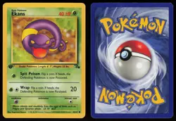 Ekans 46/62 Common Fossil 1st Edition Pokemon - Image 3