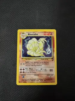 Pokemon TCG Ninetales Base Set 2 13/130 Holo Unlimited Holo Rare - Image 1