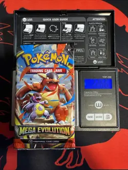 22.66g HEAVY - Pokemon TCG Mega Evolution Booster Pack Sealed / Semi GoDU - Image 1