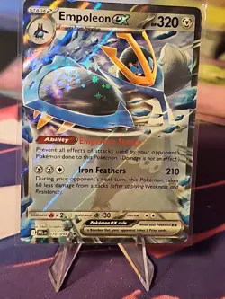 Pokemon TCG - Empoleon ex - 070/094 - ME02: Phantasmal Flames NM PACK FRESH! - Image 1