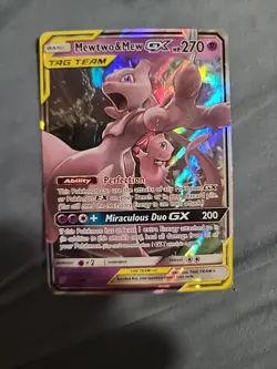2019 Pokemon TCG Mewtwo & Mew GX Tag Team 71/236 World Championships NM - Image 1