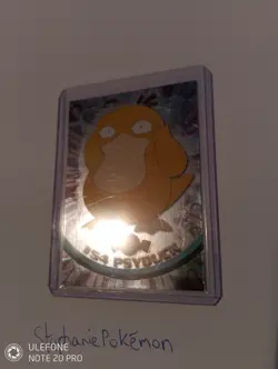 Pokemon Psyduck #54 Holo foil Topps Tv Animation Edition BLUE Logo Mint - Image 2