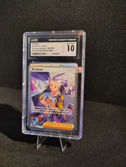 CGC 10 Drayton SIR 244/191 Surging Sparks Pokemon TCG Sv08 - Image 2