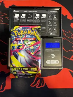 22.51g HEAVY - Pokemon TCG Mega Evolution Booster Pack Sealed / Semi GoDU - Image 1