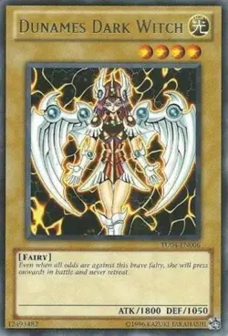Yugioh! LP Dunames Dark Witch - TU04-EN006 - Rare - Unlimited Edition Lightly Pl - Image 1