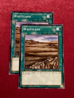 (x2) Wasteland SBLS-EN036 Yu-Gi-Oh! 1st Edition - Unplayed Mint+ - Image 1