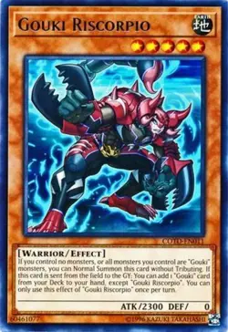 Gouki Riscorpio - COTD-EN011 - Rare - Unlimited Edition - Lightly Played - Image 1