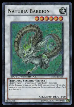 Naturia Barkion DT03-EN038 Duel Terminal Ultra Rare Yu-Gi-Oh - Image 1