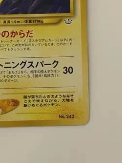 Raikou No. 243 Neo Premium File 3 Vintage Japanese Pokemon Card From Japan - Image 5