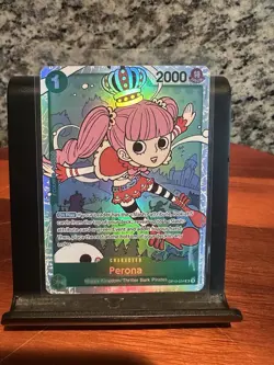 One Piece Perona SR Legacy of the Master Foil Card OP12-034 English NM Condition - Image 1