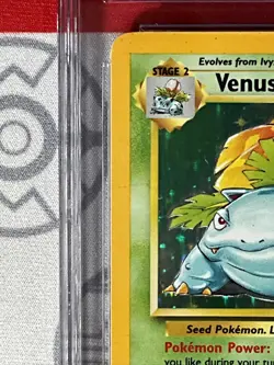 CGC 8 Pokemon TCG Venusaur Base Set Unlimited Holo (1999) 15 GRADED PSA 1023 - Image 3