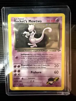 Pokemon TCG Rockets Mewtwo Gym Challenge Holo Card 14/132 - Image 1