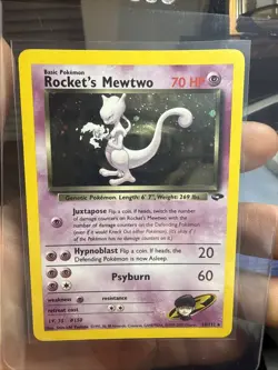 Pokemon TCG Rockets Mewtwo Gym Challenge Holo Card 14/132 - Image 1