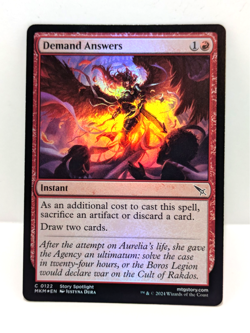 Murders at Karlov Manor - Demand Answers - Instant - Foil - Common - MKM 122 - - Image 1