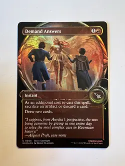 Demand Answers - FOIL SHOWCASE - MTG Murders at Karlov Manor - NM - Image 1