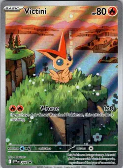 SV: Scarlet & Violet Promo Cards #208 Victini Illustration Rare - Image 1