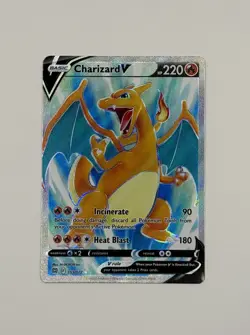 Charizard V (Full Art) Ultra Rare SWSH09: Brilliant Stars 153/172 Pokemon Card - Image 1