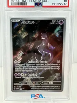 2023 POKEMON SVP EN-SV PROMO 151 ULTRA-PREMIUM COLLECTION #052 MEWTWO PSA 10 - Image 3