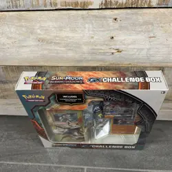 POKEMON TRADING CARD GAME SUN & MOON/BURNING SHADOWS LYCANROC GX CHALLENGE BOX - Image 2