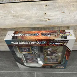 POKEMON TRADING CARD GAME SUN & MOON/BURNING SHADOWS LYCANROC GX CHALLENGE BOX - Image 4