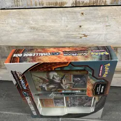 POKEMON TRADING CARD GAME SUN & MOON/BURNING SHADOWS LYCANROC GX CHALLENGE BOX - Image 5