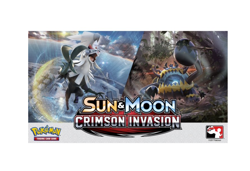 Pokemon TCG - Sun and Moon Crimson Invasion Booster Box Card Game Sealed - Image 3