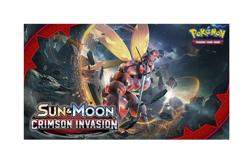 Pokemon TCG - Sun and Moon Crimson Invasion Booster Box Card Game Sealed - Image 4