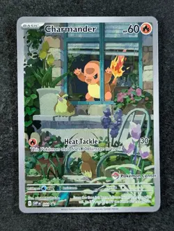 2023 Pokemon CHARMANDER #044 Black Star Promos Scarlet & Violet Pokemon Center - Image 1