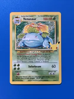 Pokemon TCG Venusaur 25th Celebrations Card 15/102 M/Nm Condition - Image 1