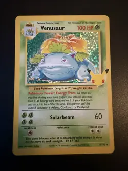 Pokemon TCG 2021 Celebrations Classic Collection Venusaur Card 15/102 - Image 1