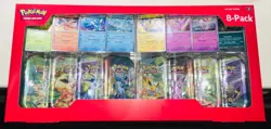 Pokemon TCG: Scarlet & Violet Prismatic Evolutions 8 Pack Mini Tin Set - Image 1