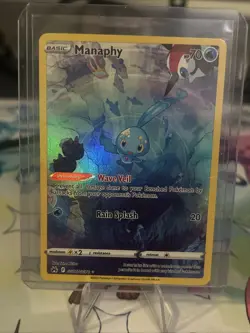 Pokemon TCG Manaphy Crown Zenith Galarian Gallery Card GG06/GG70 NM/M Condition - Image 1