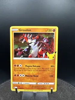 Groudon Celebrations 017/025 Rare Holo 2021 Pokemon Card TCG CCG - Image 1