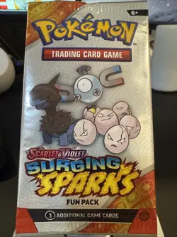 Pokemon Sampling Pack (3 Cards) - Surging Sparks Sample - Pokemon Fun Pack - Image 1