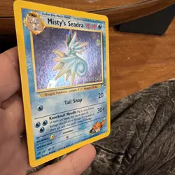 Misty’s Seadra 9/132 Holo Prerelease Gym Heroes NM-Mint 1999 Pokemon Card - Image 5
