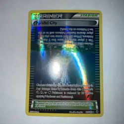 Pokemon TCG Trainer Card Parallel City Stadium Gym Challenge 145/162 - Image 1