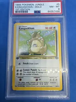 1999 Pokemon Jungle 1st edition PSA 8 Holo Kangaskhan #5 TCG Trading Card - Image 4