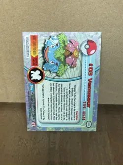 1999 Topps Pokemon TV Venusaur Rainbow Foil Card #3 - Image 2