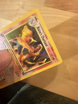 Blaine's Charizard 2/132 Gym Challenge Holo First Edition Pokemon Card - Image 3