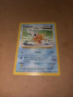 Pokemon TCG Magikarp Base Set, Shadowless Uncommon Card 35/102 - Image 1