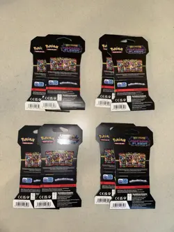 Pokemon TCG Phantasmal Flames Sleeved Booster Pack Lot x8 - Two Art Sets - Image 2