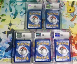 Pokemon Prismatic Evolutions CGC Graded (5) Card Lot #7 - Image 2