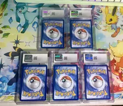 Pokemon 151 Holo CGC Graded (5) Card Lot #10 - Image 2