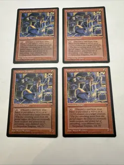 MTG X4 * Dwarven Armorer X4 Fallen Empires LP PlaySet Regular SellbyCyn - Image 1